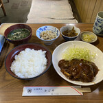 コジロ - 日替り定食500円（ハンバーグ）