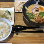 Furenchi Ramen No Mise Matoya - 濃鶏らぁ麺　ライス並