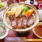 Hida beef Steak set meal