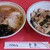 李家 - 料理写真:ラーメン＋豚肉あんかけご飯セット(750円＋税)