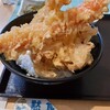 Shunsen Kana Kaya - 玉葱のかき揚げ＋海老＋カニカマの天丼￥1180円