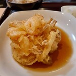 Shunsen Kana Kaya - 海老と玉葱のかき揚げ定食