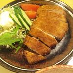 海馬 - とんかつ定食アップ