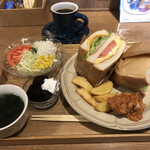 空乃珈琲 - ミックスサンドランチ