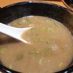 中華蕎麦 ひら井 - 生姜のスープ割はネギと共に！