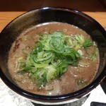 中華蕎麦 ひら井 - ブラックなつけ汁(特製マー油)