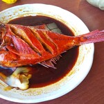 一山いけす - キンメ煮付け(一匹)