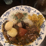 本石亭 - キーマカレー