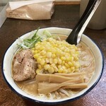 ラーメンたか - 味噌ラーメン大盛りプラスコーン