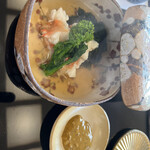 さえき - 伊勢エビのしゃぶしゃぶ　海老ミソ添え