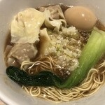 麺屋一燈 - 香港風海老ワンタン汁そば