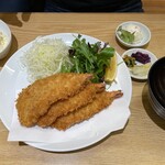 漣 - 海老フライ定食