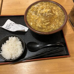 つくもうどん - ご飯(ご家庭のお茶碗半分ほど)がついて690円