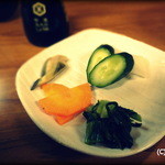 酒房 武蔵 - 漬物200円