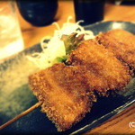 酒房 武蔵 - 串カツ250円