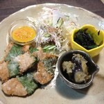 ごはん家くまくま - 漬けマグロの大葉巻き焼き