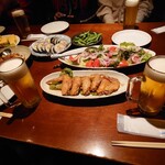 Dainazu An - ○ビール
      お代わりはピッチャーでの提供。
      中ジョッキで6杯頂いた。
      外呑みするの3年振りだねえ！