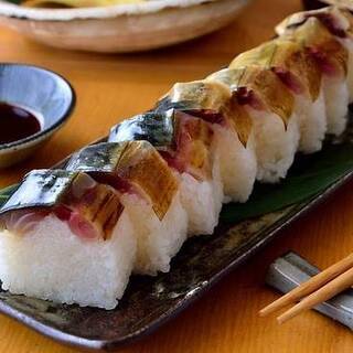 [Proud dish using mackerel] Mackerel Matsumae Sushi and fluffy mackerel sushi are popular