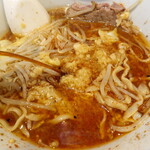 ラーメン二郎 - 赤酢投入～♪