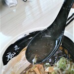 Ramemmakotoya - 煮干し醤油ラーメン　スープ