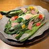 DINING BAR SAKANAZA - ロメインレタスの焼きシーザーサラダ(\980)