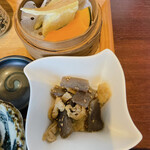 小樽食堂 - 蒸し野菜と小鉢