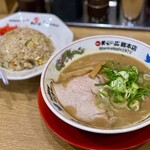 天下一品 - チャーハン定食・こってり（1310円）