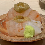 鮨 みうら - 牡丹海老と味噌