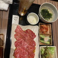焼肉 和 - サービスカルビランチ　この肉質で1200円って！！