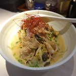 だいはち - 冷やし780円（ゴマ 中盛り225g）＋野菜増し100円