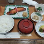 京粕漬 魚久  - さけ京粕漬定食