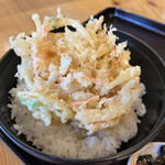 生そば あずま - かき揚げ丼 902円