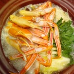 Okanimeshi Nihombashi Kanifuku - 殻付き蟹鍋。