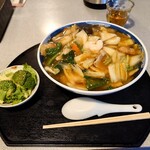 味楽 - カントン麺　880円（税込）小鉢付