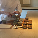 成生 - 茶室で煎茶