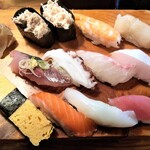Sushi Izakaya Yataizushi - 握り　竹　12貫