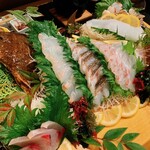 番屋 七宝丸 - ヒラメの活き造り