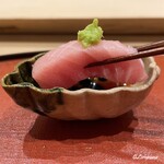 御料理 寺沢 - めじ鮪のトロ