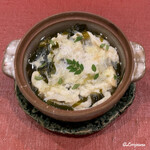 御料理 寺沢 - 白魚に寒中筍､早採り若芽の卵白締め