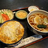 大野家 - 料理写真:カツ丼＆うどん：1400円
