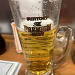 Karaage Shokudou Goichi - 生ビール。アウト