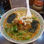 がんこや - 牛モツみそラーメン