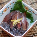Firefly squid pickled in Saikyo