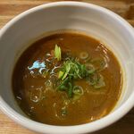 麺屋 高橋 - つけ汁のアップ