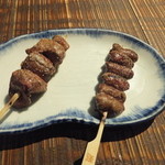 炭寅 - きも（塩）、はつ（塩）