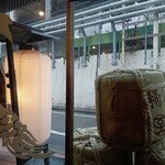 鶴亀八番 - 窓の外にはJRと西武新宿線かな。