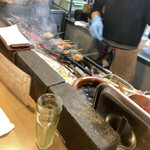 Motsuyaki Ucchan Shinjuku Omoide Yokochou - 焼き台