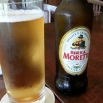 トラットリア セッテ ハイアット リージェンシー 京都 - 軽めのイタリアビールでまずは乾杯