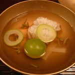 浅田屋 - 鱧と青梅のお椀