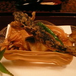 浅田屋 - 器も素麺で出来ていて　美味しく頂きました！